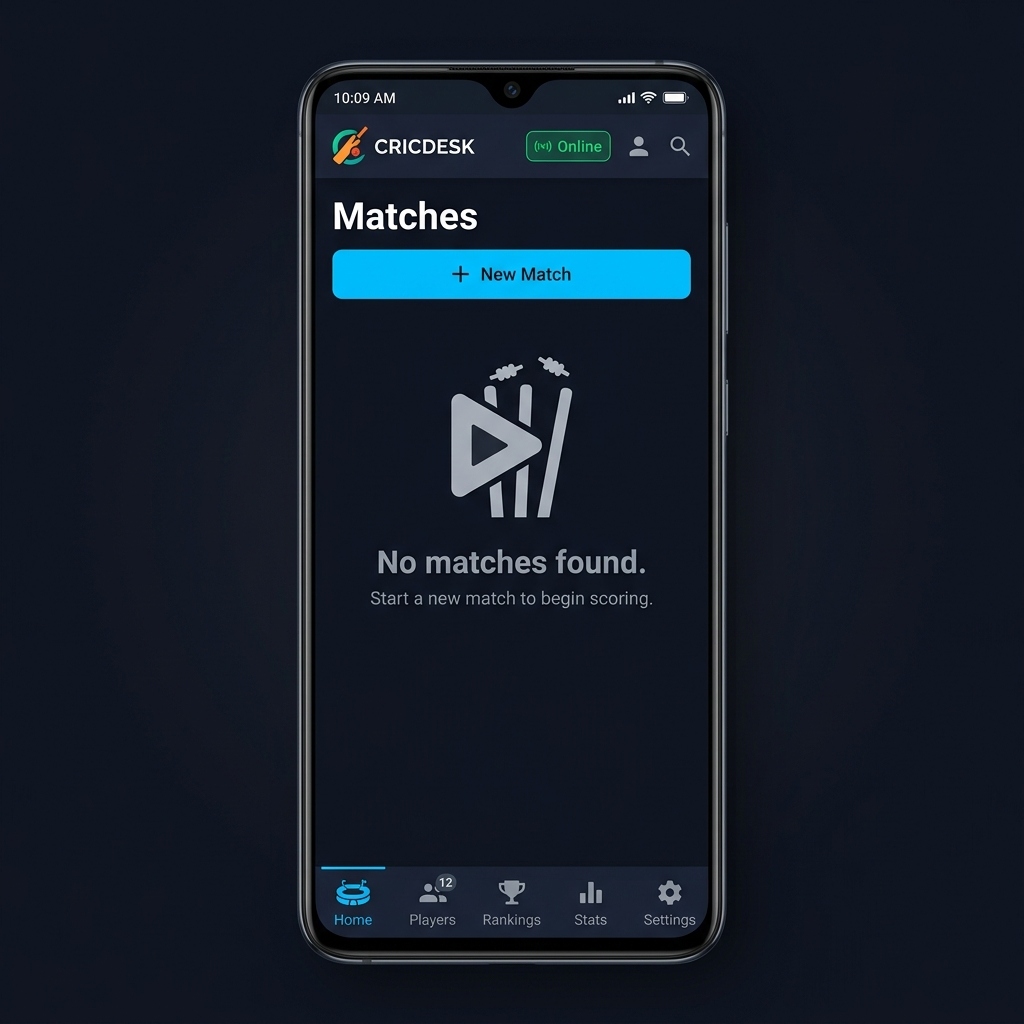 CricDesk screenshot